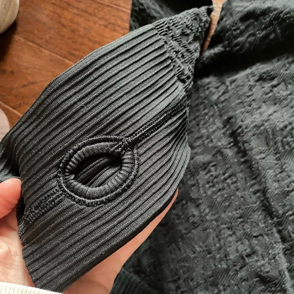 lululemon athletica Black Textured Hoodie